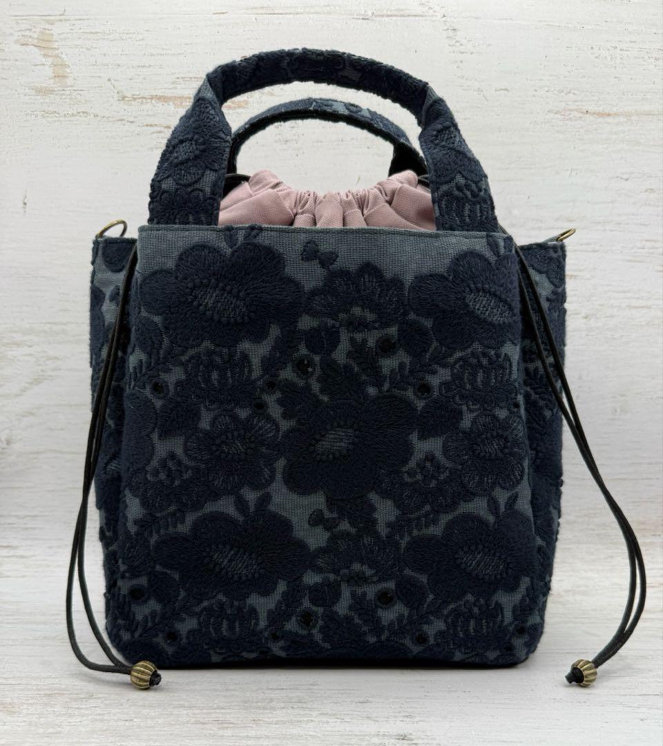 ミナペルホネン ハンドメイドバッグ smileflower 825