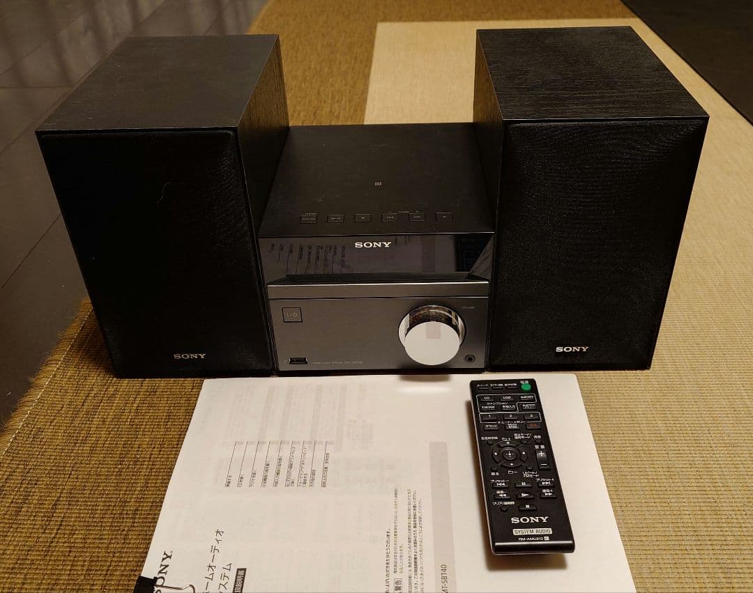 【美品】SONY ソニー ミニ システムコンポ CMT-SBT40 2020年製