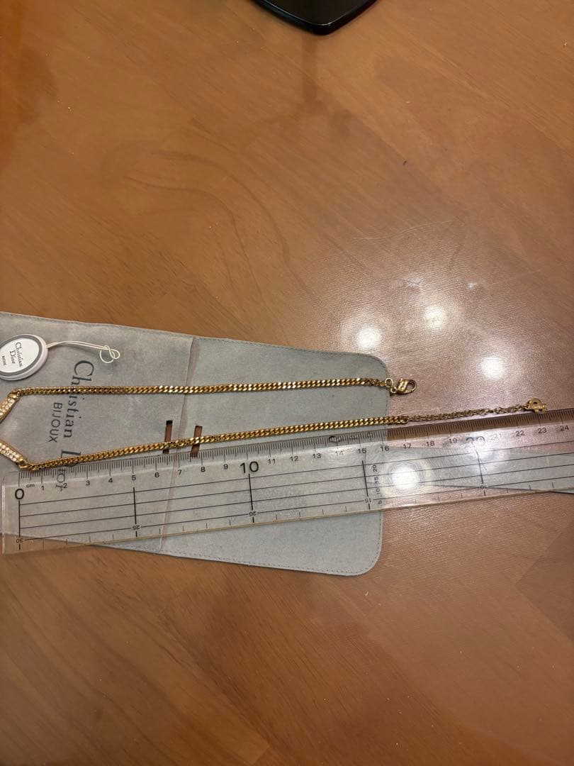 アンティーク　Christian Dior LOGOネックレス　2本セット
