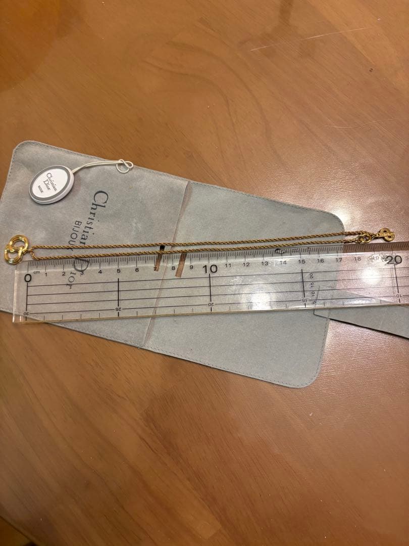 アンティーク　Christian Dior LOGOネックレス　2本セット