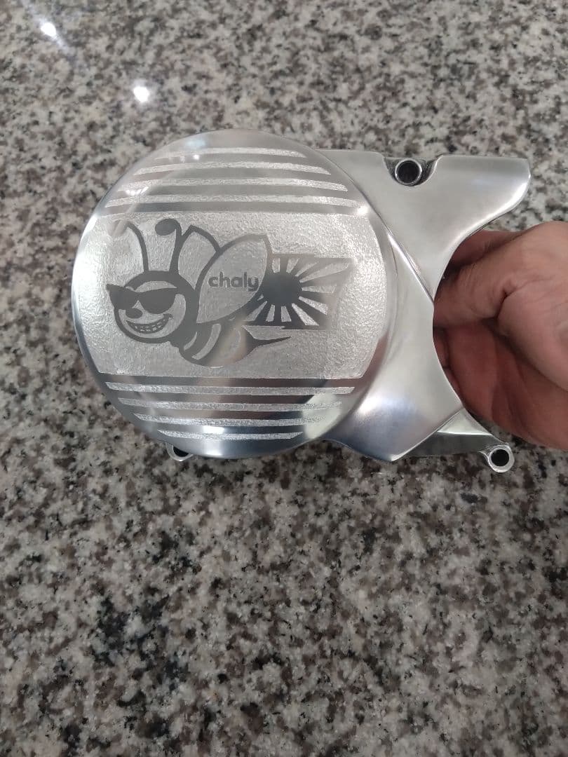 【完全1点物】　シャリー等　太足　ワイド　ジェネレーターカバー　彫り込み