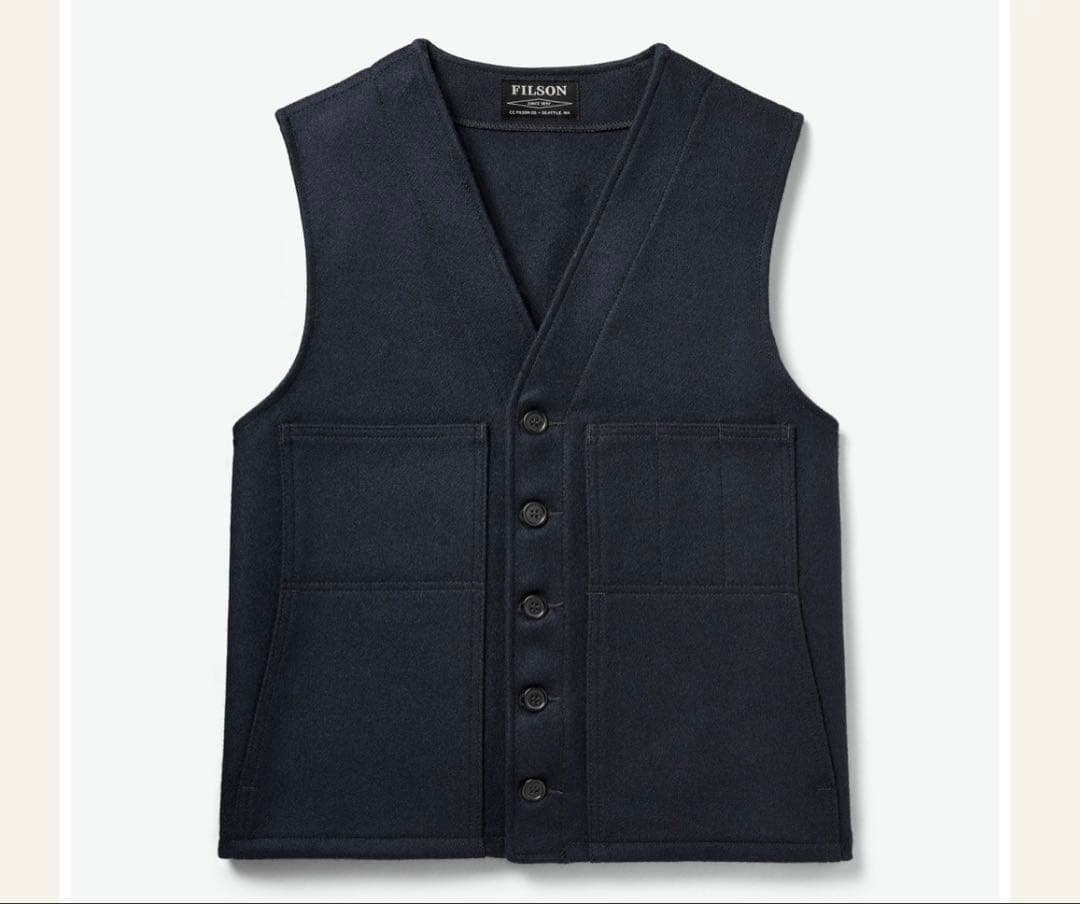 【美品】FILSON マッキノー ウールベスト ベスト S