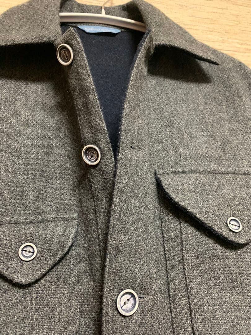 JACOB COHEN ヤコブコーエンメンズ ウールカバーオ-ルブルゾン グレー