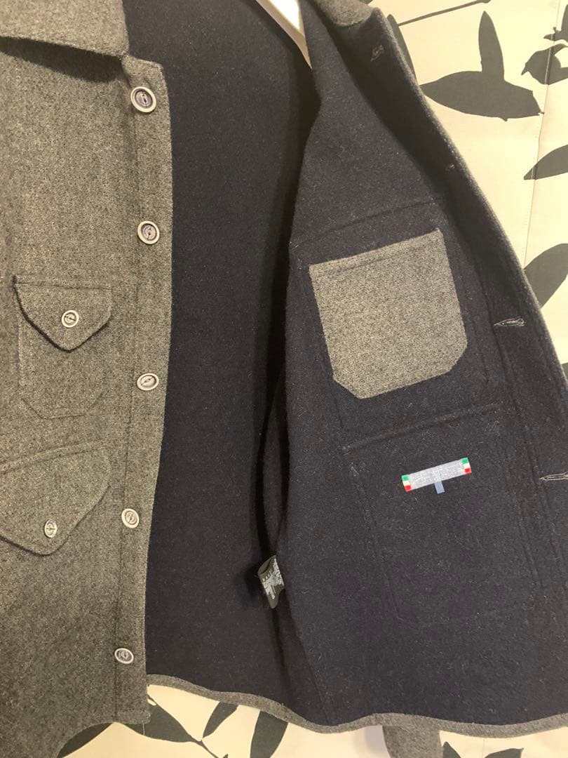 JACOB COHEN ヤコブコーエンメンズ ウールカバーオ-ルブルゾン グレー