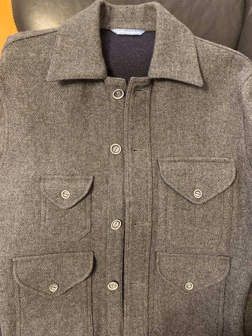 JACOB COHEN ヤコブコーエンメンズ ウールカバーオ-ルブルゾン グレー