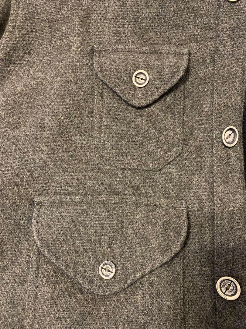 JACOB COHEN ヤコブコーエンメンズ ウールカバーオ-ルブルゾン グレー