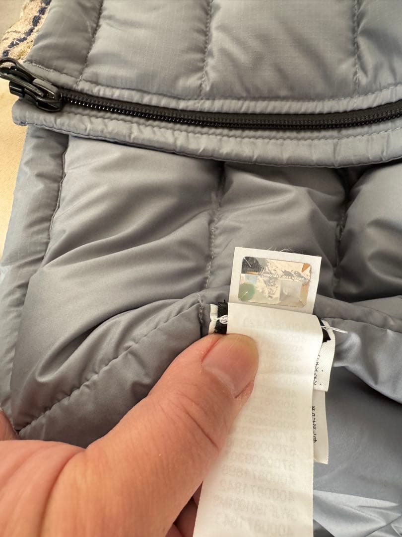 THE NORTH FACE ライトグレーダウンジャケット