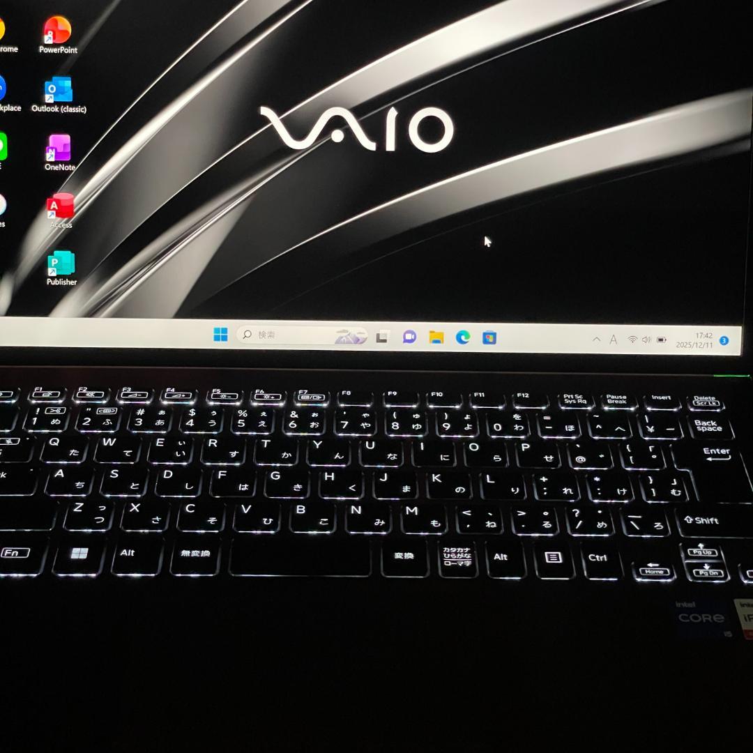 第11世代core i5 VAIO Pro PK ノートPC win11 4K