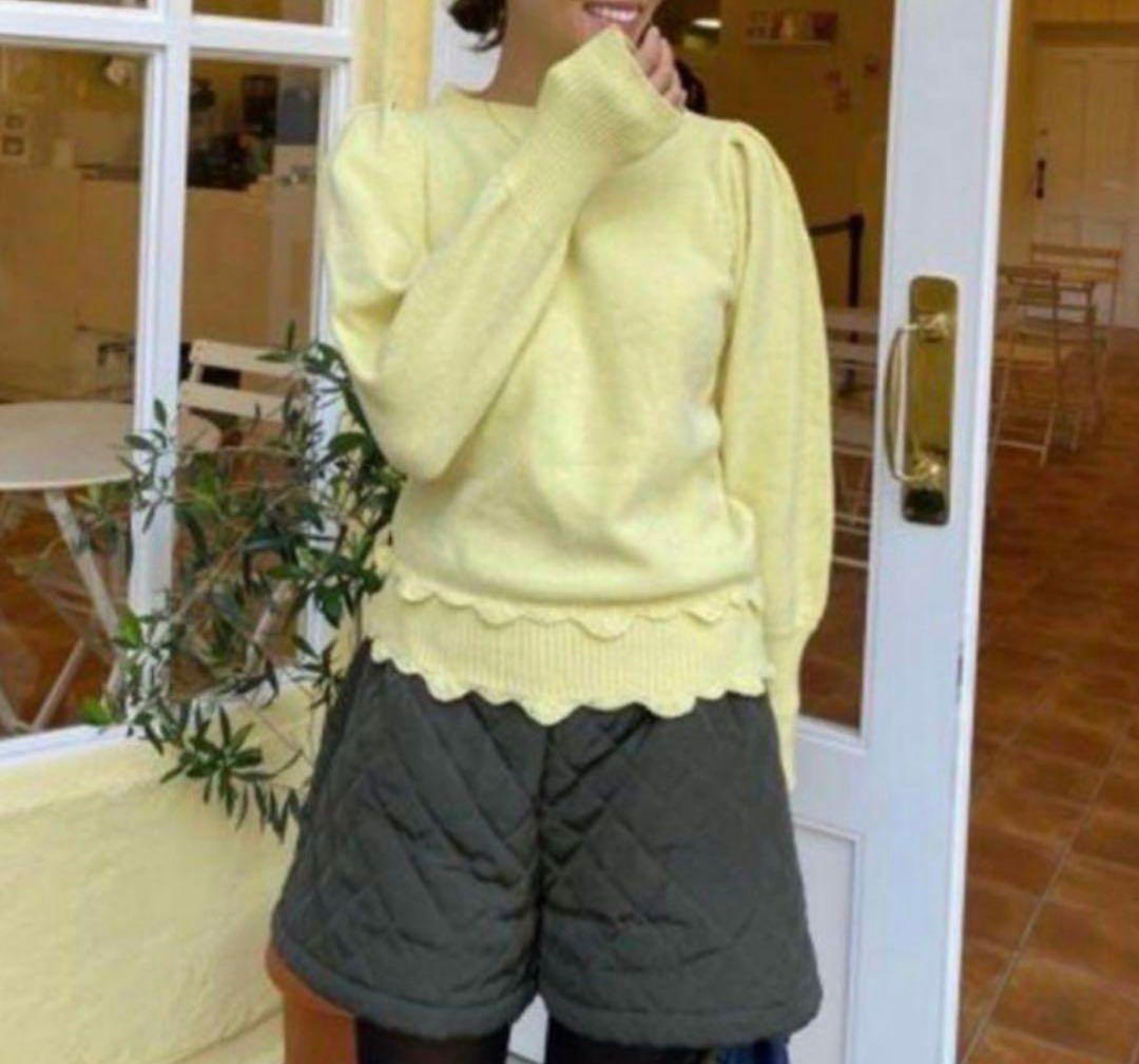 saki　rosy monster キルティングショートパンツ