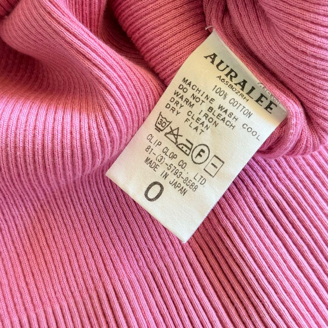 【訳あり】AURALEE RonHerman コラボ別注 ピンク ギザボート