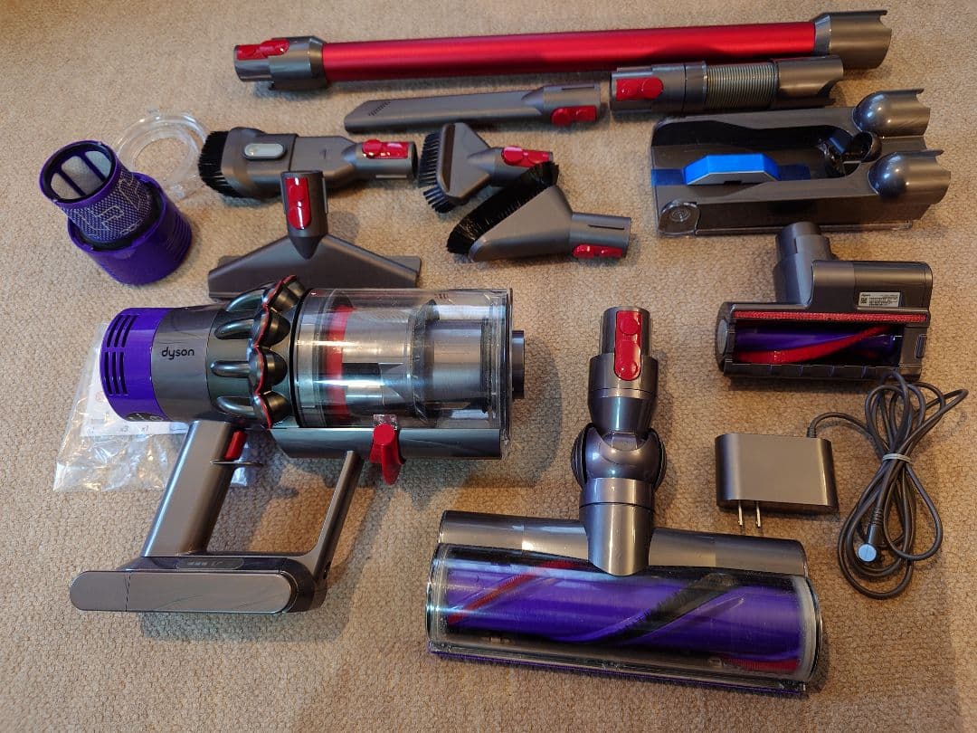 DysonダイソンV10(SV12) ジャンク品バッテリーは純正新品交換済未使用