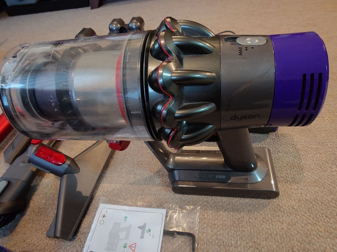 DysonダイソンV10(SV12) ジャンク品バッテリーは純正新品交換済未使用