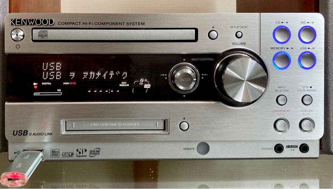 上級機ケンウッドHi-Fi コンポRD-UDA77・スピカーUDA77【綺麗】