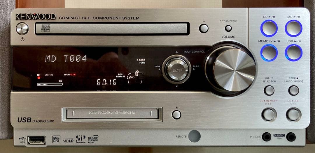 上級機ケンウッドHi-Fi コンポRD-UDA77・スピカーUDA77【綺麗】