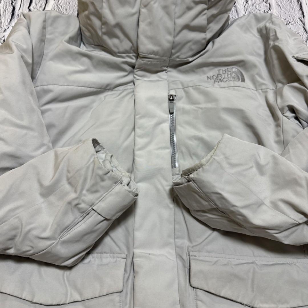 【冬物SALE】ノースフェイス　ホワイトグレー　ダウン