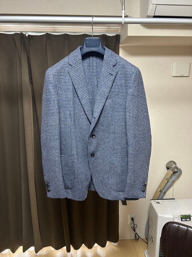 LARDINI 千鳥チェック　ジャケット　52