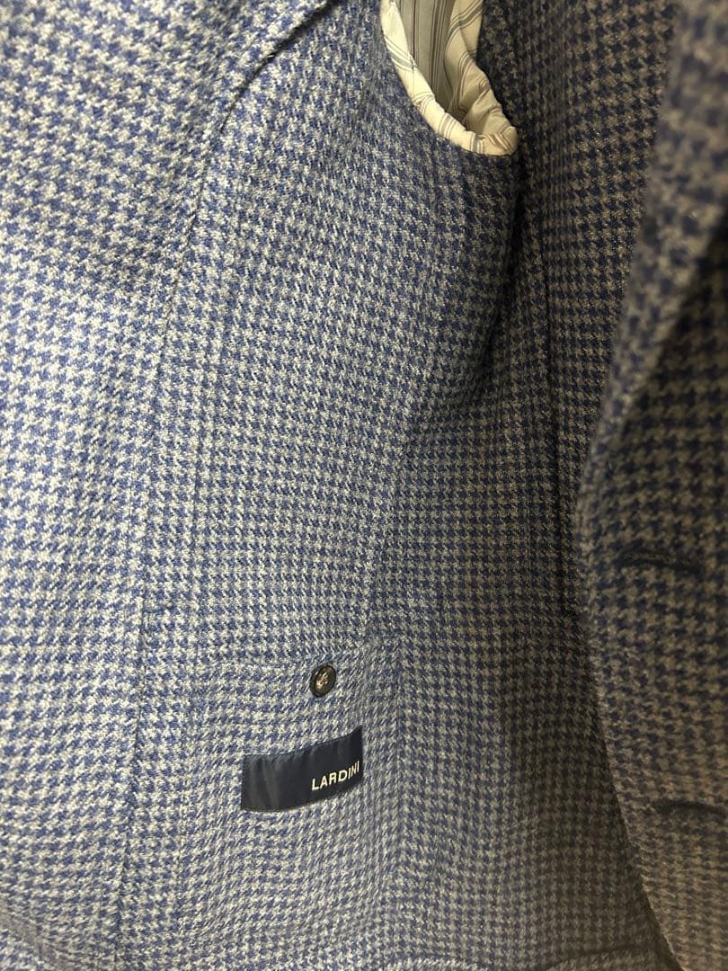 LARDINI 千鳥チェック　ジャケット　52