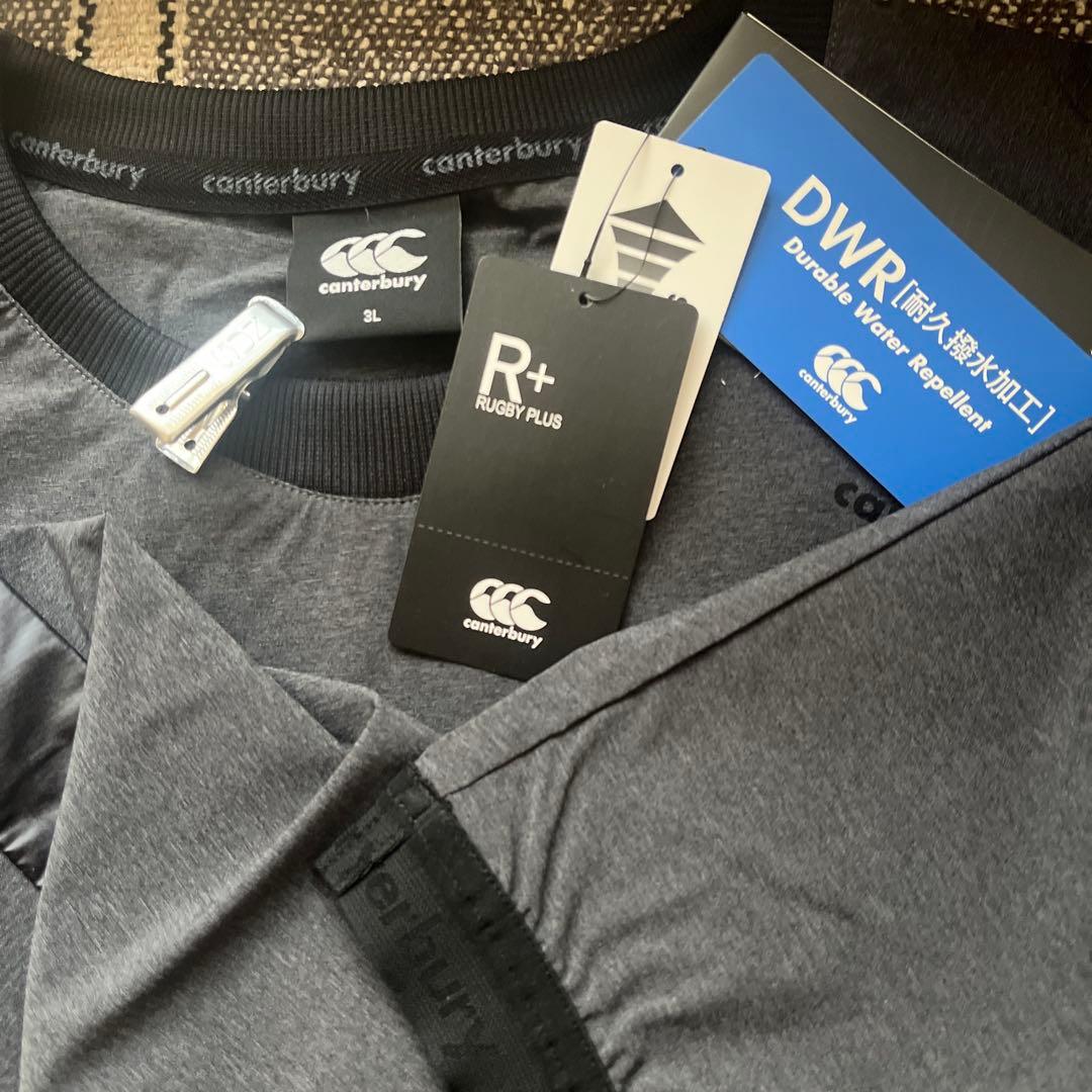 カンタベリー　ストレッチパフォーマンスプルオーバー　撥水　3L ブラック