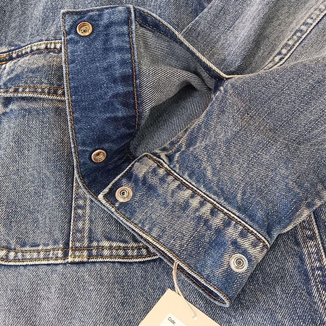 新品タグ付 2026新作 カフネ デニム ジャケット フリーサイズ Mal.