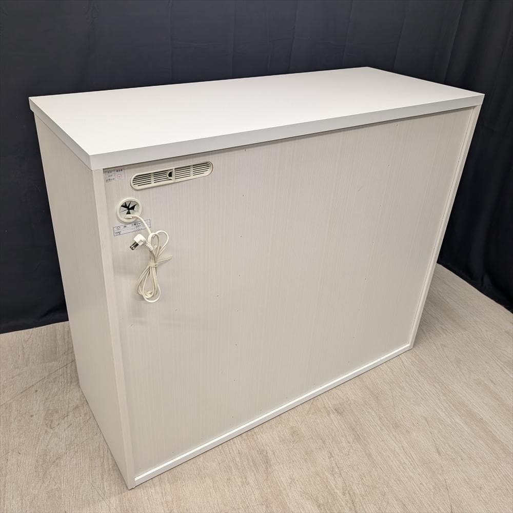 美品　三幸ジャパン　木目調　キッチンカウンター　レンジ台　食器棚　収納庫　作業台