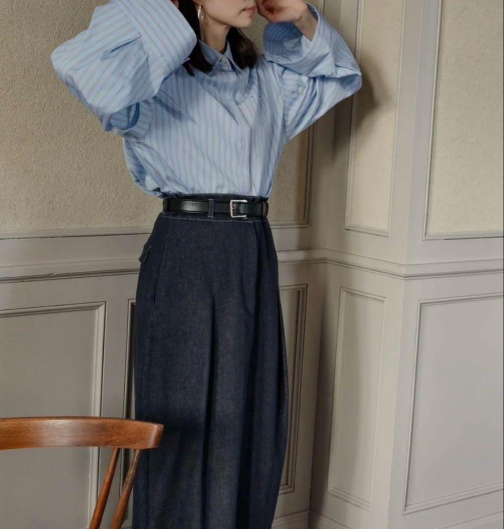 デレス　deres ストライプ　シャツ