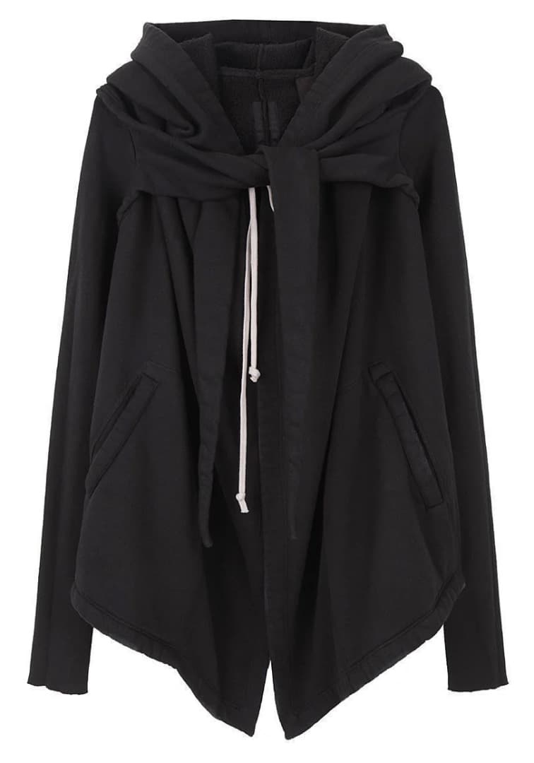 RICK OWENS ドレープ　スウェット　パーカー　ジャケット　カーディガン