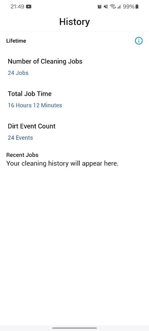Roomba ロボット E5 掃除機 黒色 24回の掃除履歴あり