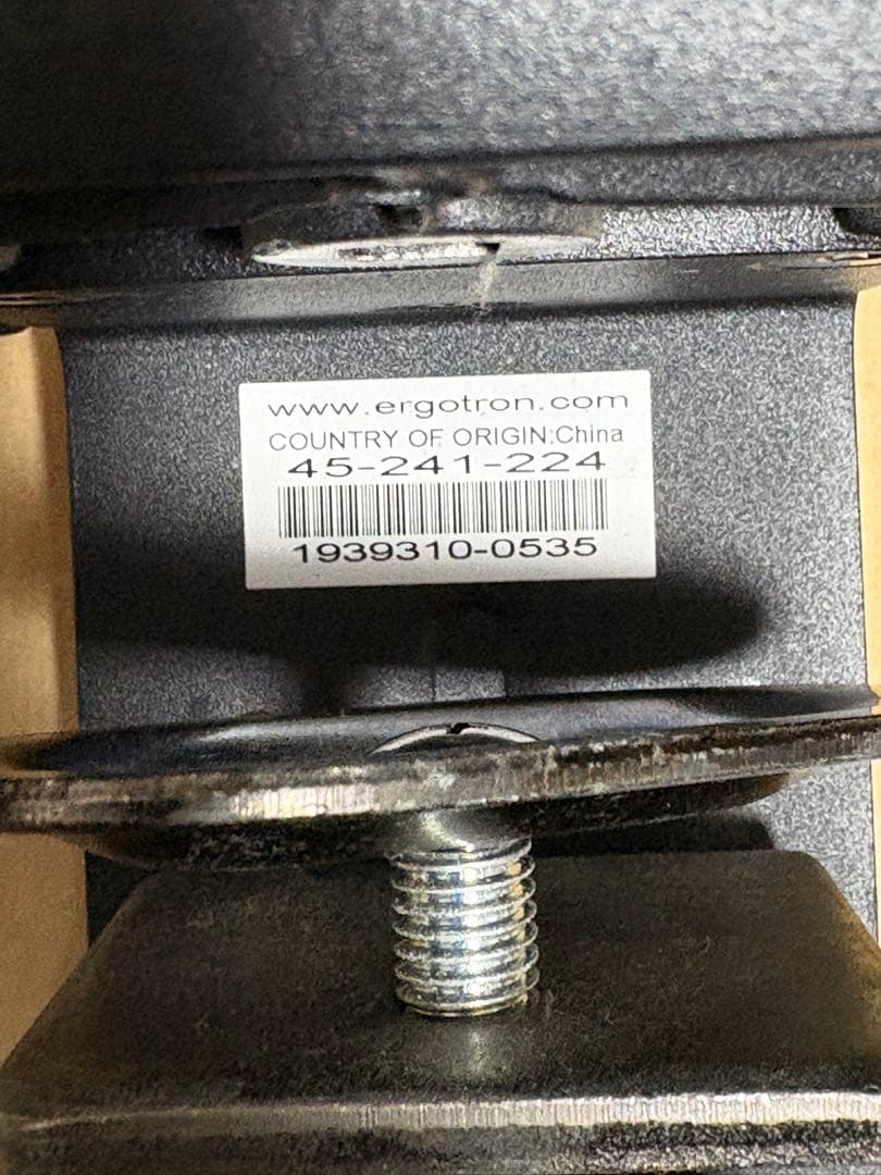 エルゴトロン LX デスクマウントアーム マットブラック