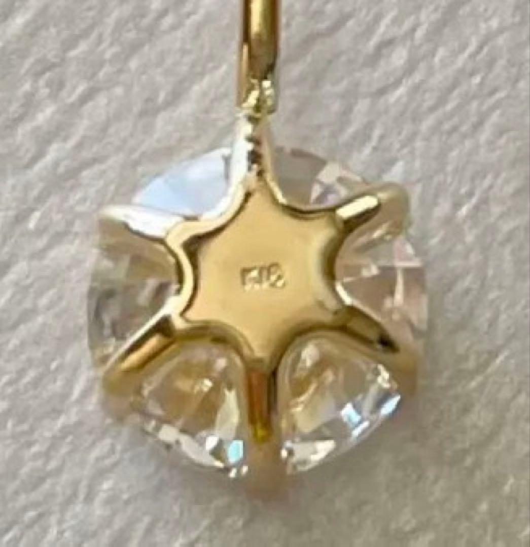 特大! 1ct K18 大粒 ダイヤモンド ネックレス 18金刻印 K18