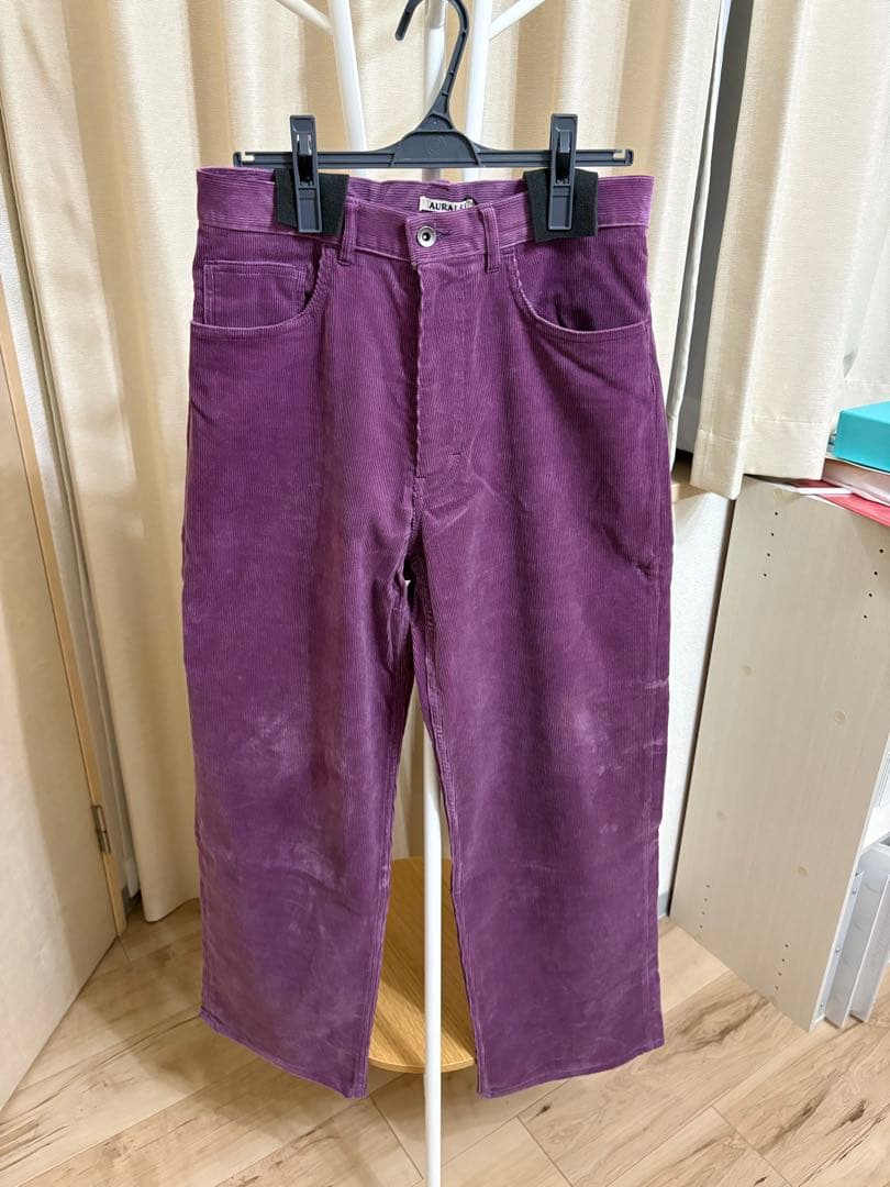 Auralee FINX CORDUROY PANTS サイズ3