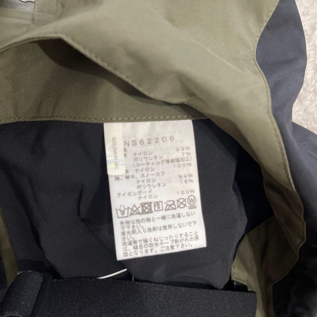 ノースフェイス パウダーガイドライトビブ Sサイズ