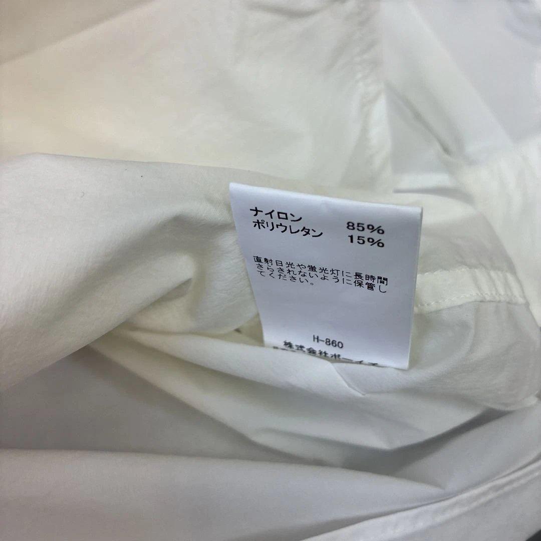 Gymphlex ホワイト長袖シャツ