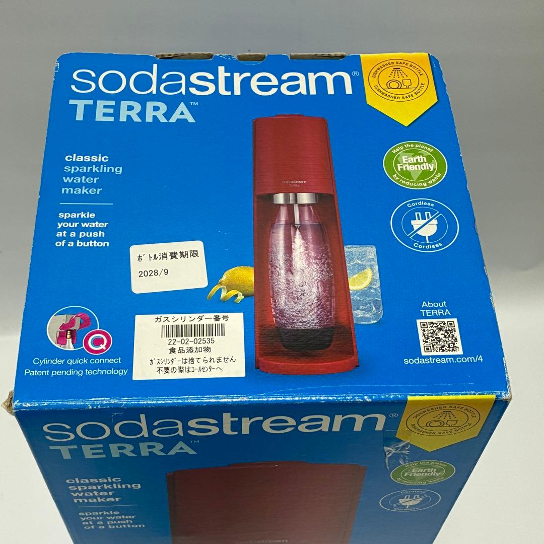 SodaStream TERRA ソーダストリーム テラ レッド 展示未使用品