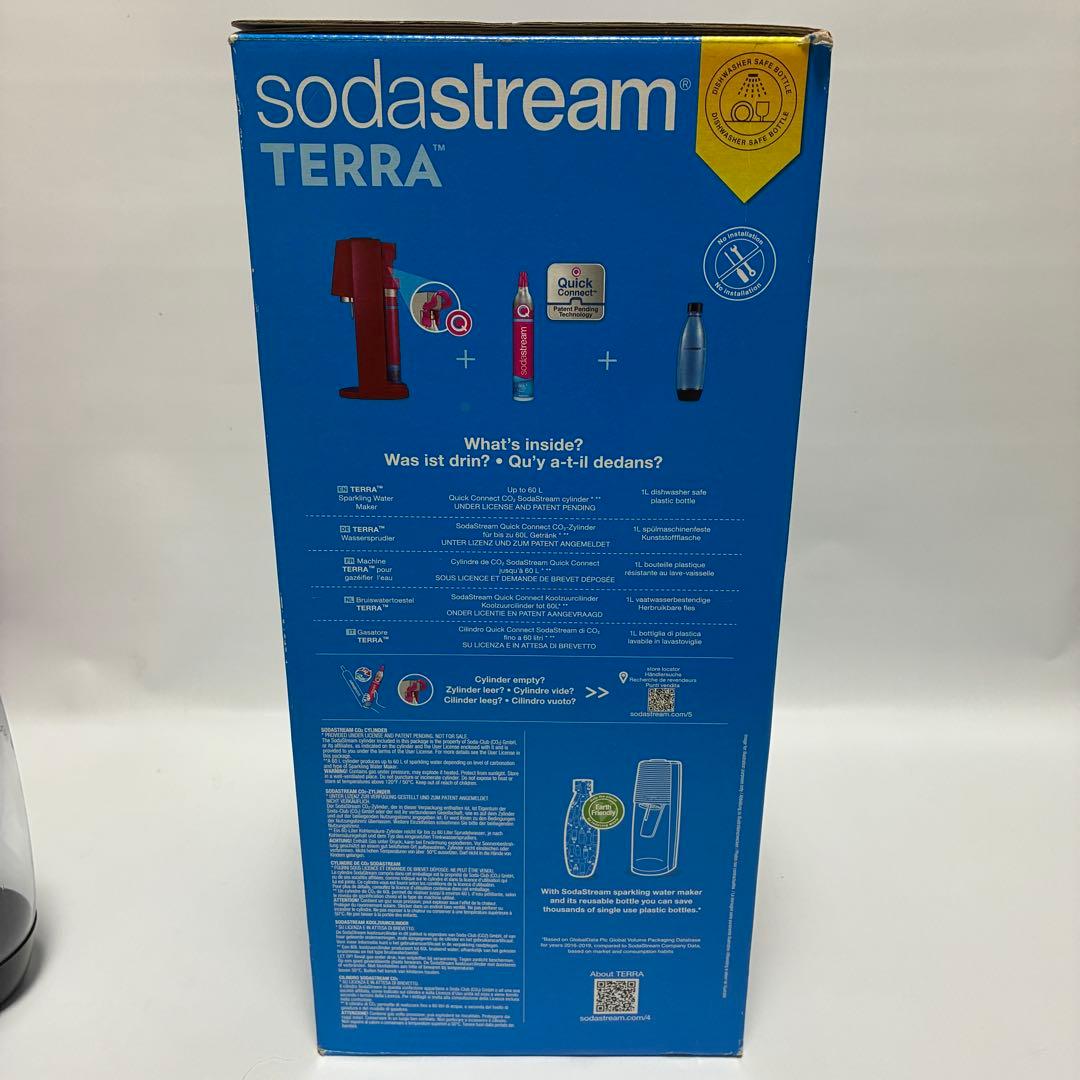 SodaStream TERRA ソーダストリーム テラ レッド 展示未使用品