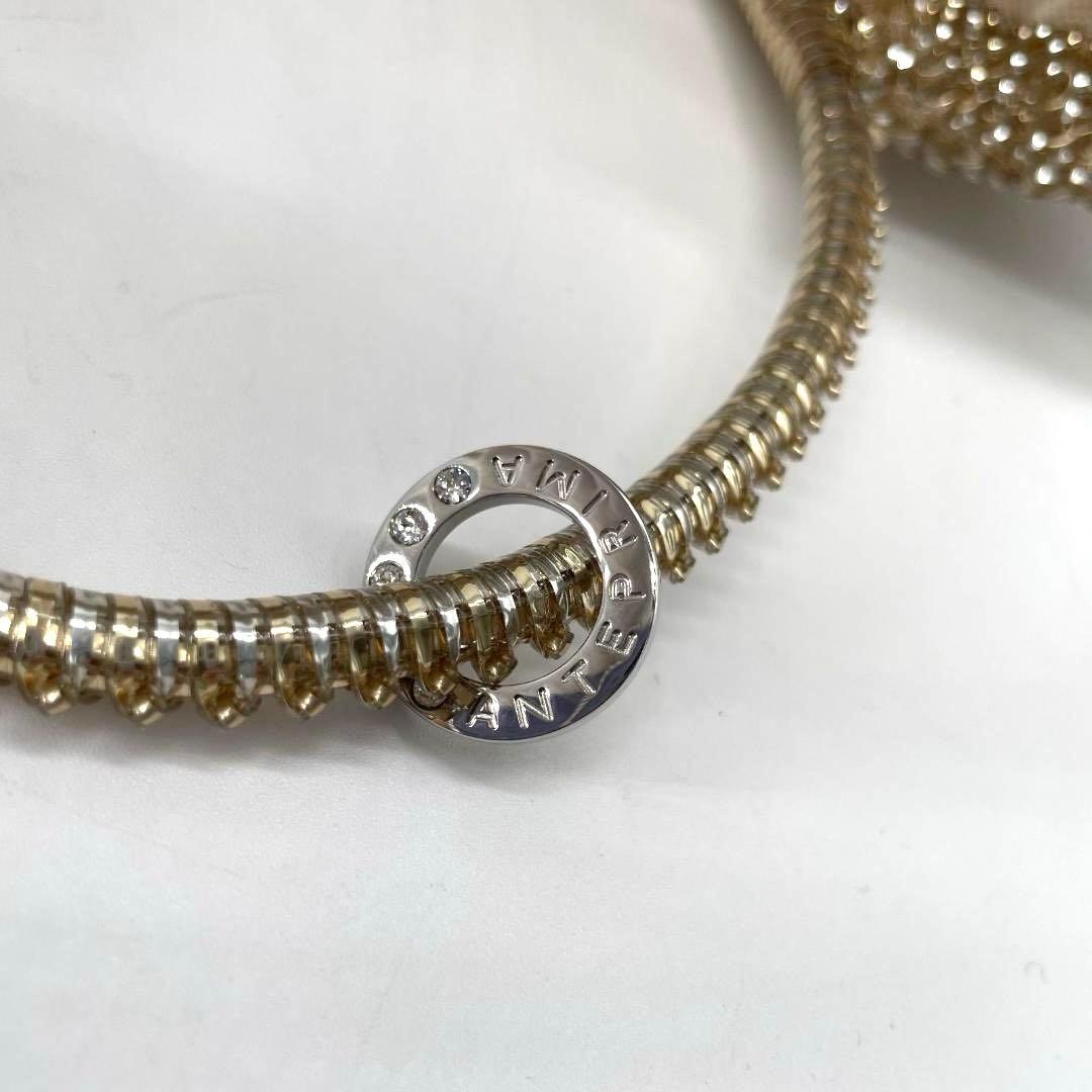 17584✨アンテプリマ スタンダードⅡ ラージハンドバッグ シルバーゴールド