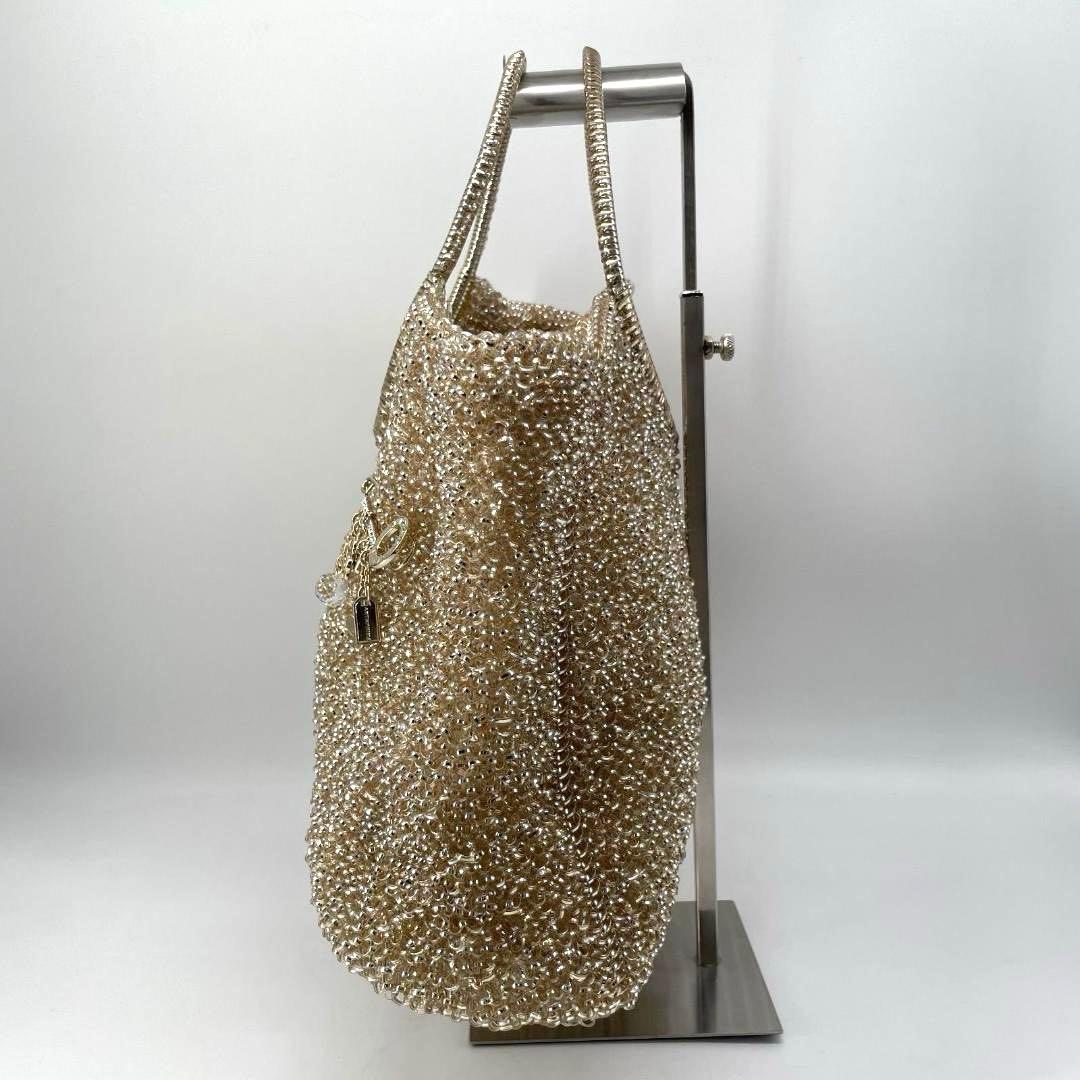 17584✨アンテプリマ スタンダードⅡ ラージハンドバッグ シルバーゴールド