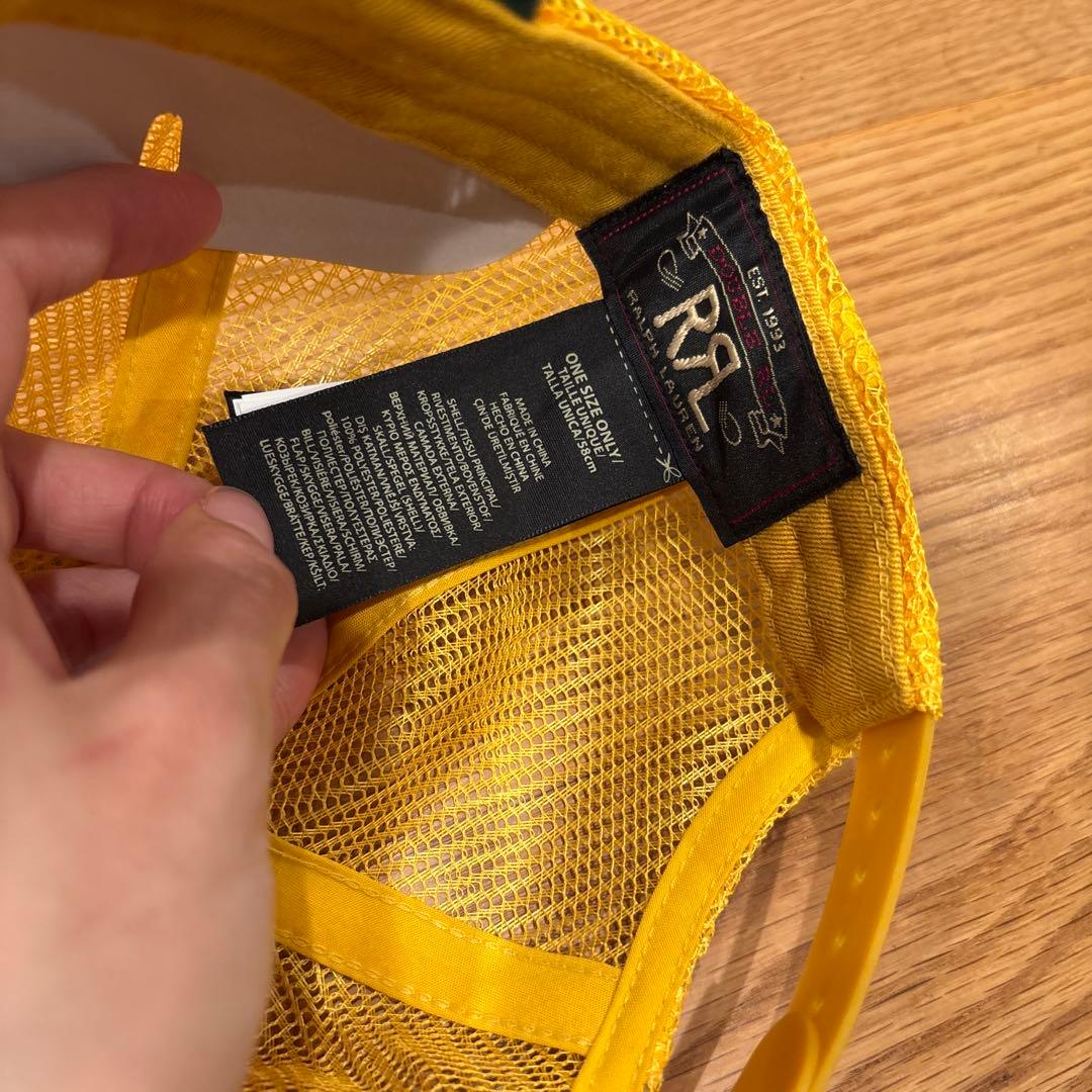 新品　RRL ダブルアールエル　Ralph Laurenメッシュキャップ