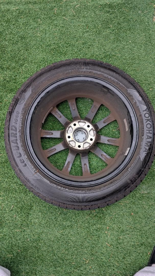 YOKOHAMA iG60 205/55R17 冬用タイヤ4本 ナット/カバー付