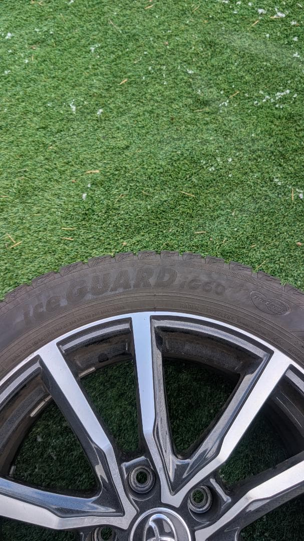 YOKOHAMA iG60 205/55R17 冬用タイヤ4本 ナット/カバー付