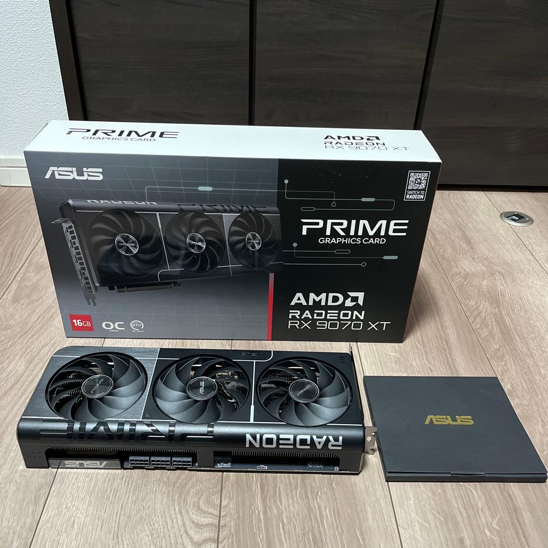 グラフィックボード・グラボ・ビデオカード ASUS Prime Radeon RX 9070 XT OC Edition