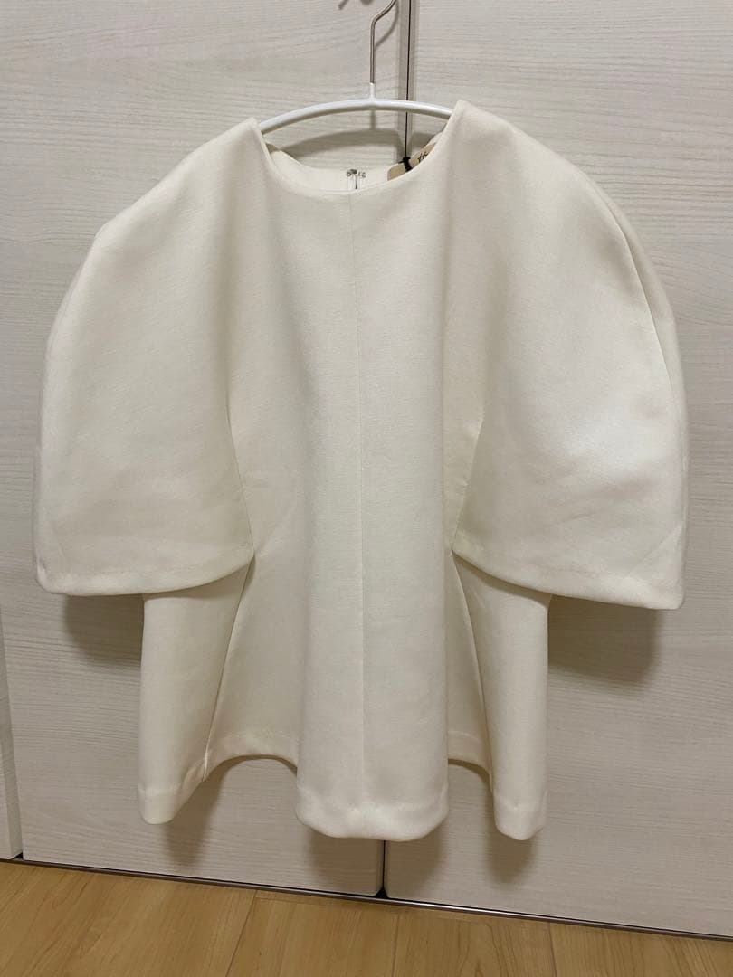 9/27y's mom！heve puff shell tops ホワイト