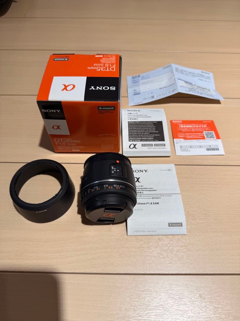 SONY DT 35mm F1.8 SAM レンズ　単焦点レンズ
