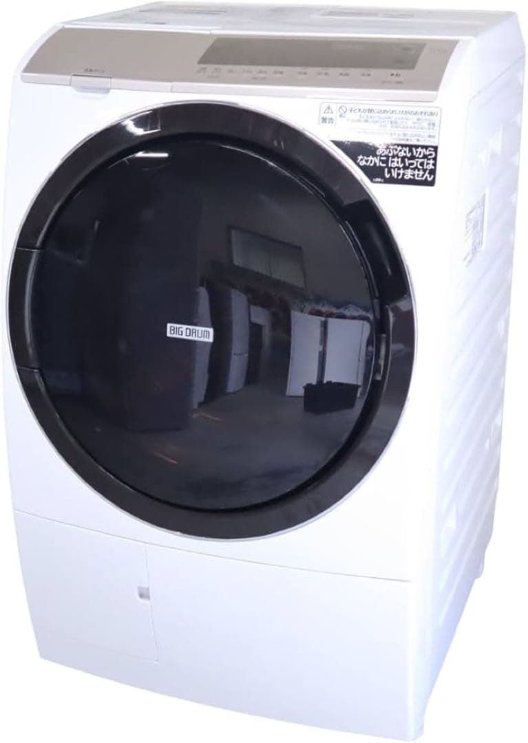【N】HITACHI 日立 ドラム式洗濯機 BD-SV110GL左開き