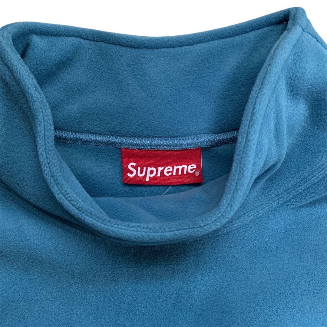 supreme 22AW シュプリーム　ボックスロゴ モックネック フリース　M