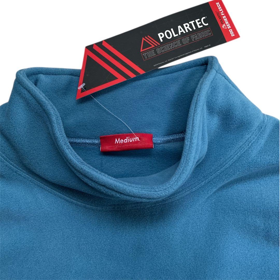 supreme 22AW シュプリーム　ボックスロゴ モックネック フリース　M