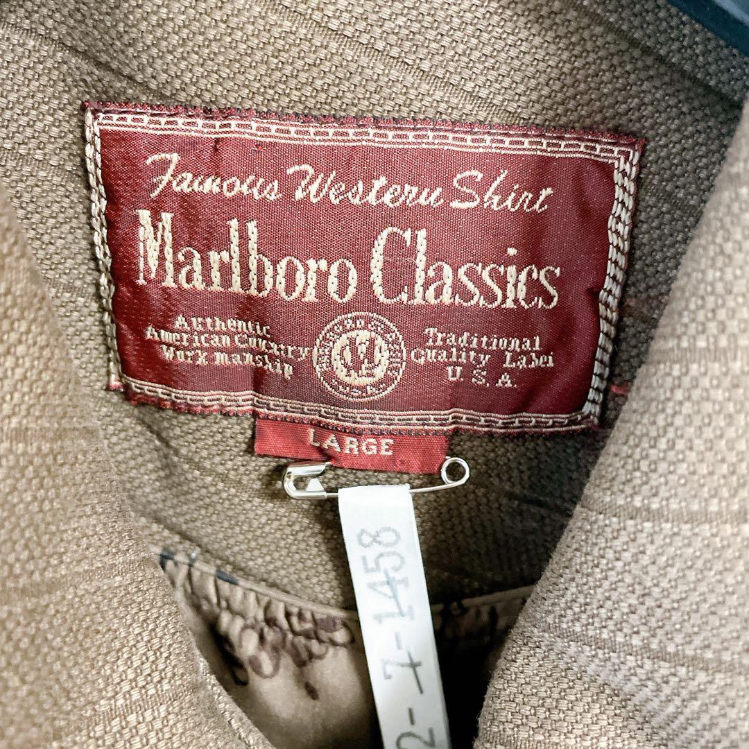 marlboro classics ワークジャケット　カバーオール　ストライプ