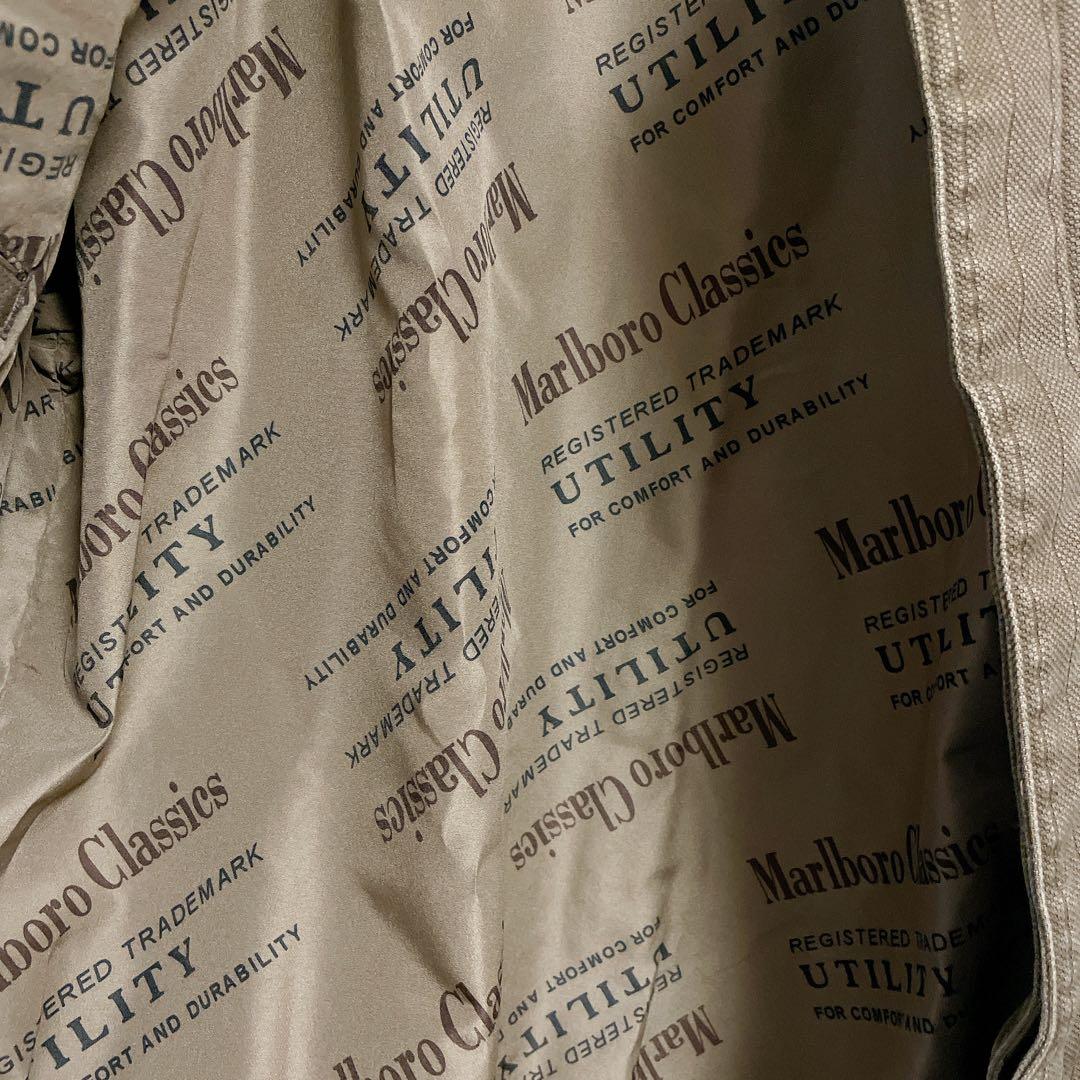 marlboro classics ワークジャケット　カバーオール　ストライプ