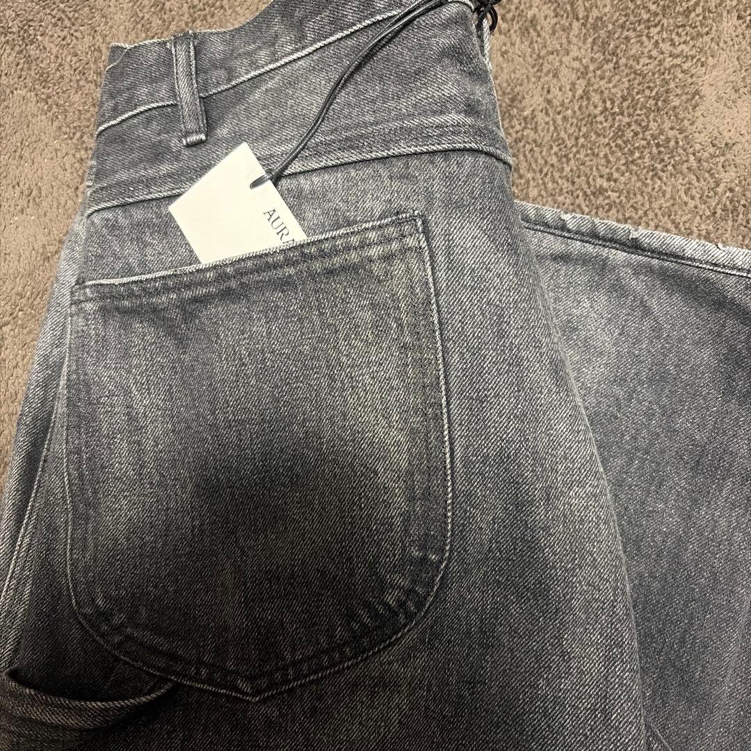 パンツ AURALEE FADED HEAVY DENIM PAINTER 3
