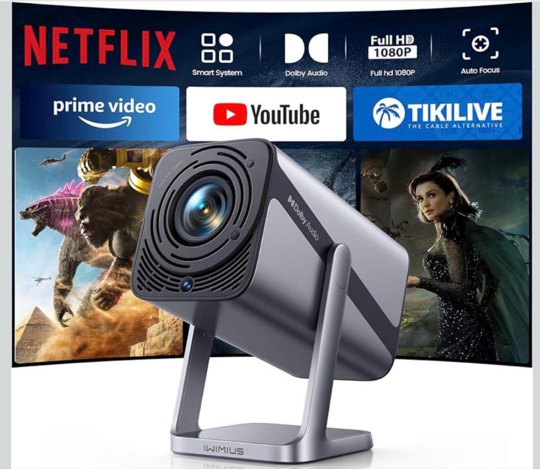 プロジェクター 4k Netflixライセンス&DoIby対応S29