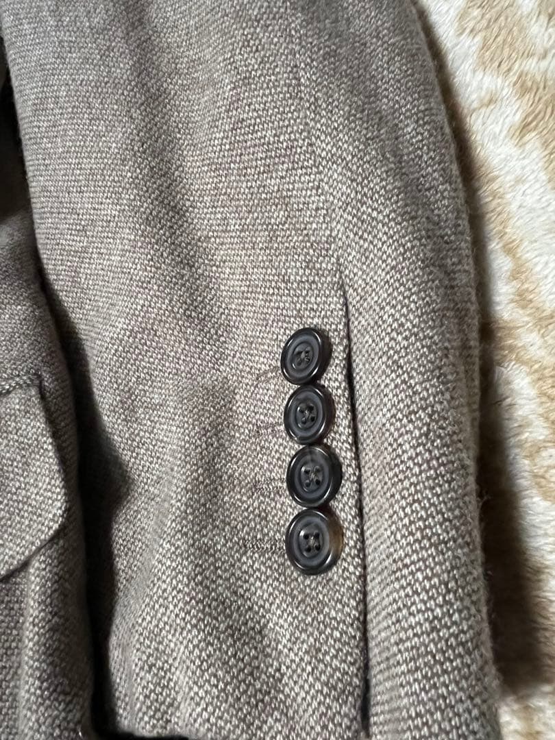希少 Burberry カシミヤ100% テーラードジャケット M相当 日本製